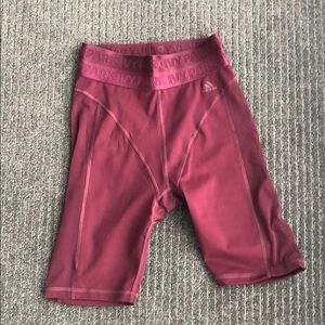 Ivy Park x adidas maroon biker shorts